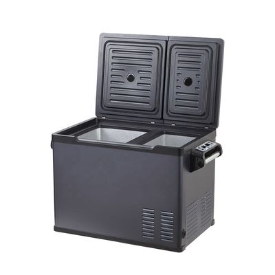 Refrigerador de compresor DC12V 24V Refrigerador de congelador portátil para automóviles para experiencia de campamento