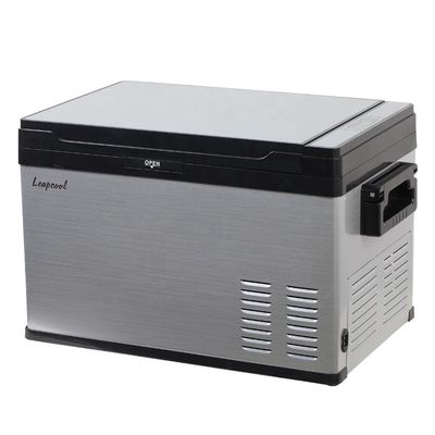 Congelador de automóviles solares de 25L para acampar Congelador de puerta única Refrigerador portátil de doble CC