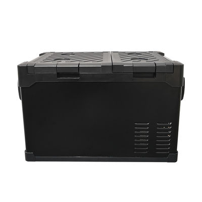 Compresor de 35 l de corriente continua Mini refrigerador para automóviles para Tesla Freezer para automóviles en diseño de reposabrazos