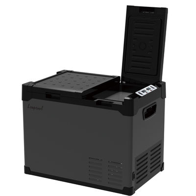 Partición incluida refrigerador portátil de automóviles de 12 V de corriente continua para refrigerador solar de automóviles Toyota