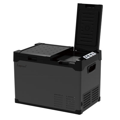 Materiales aislantes C5H10/C-pentano 30L frigorífico solar de doble control congelador para camping