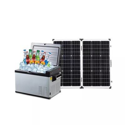 Refrigerador solar con batería 30L Congelador de campamento Refrigerador para automóviles Refrigerador de recarga rápido