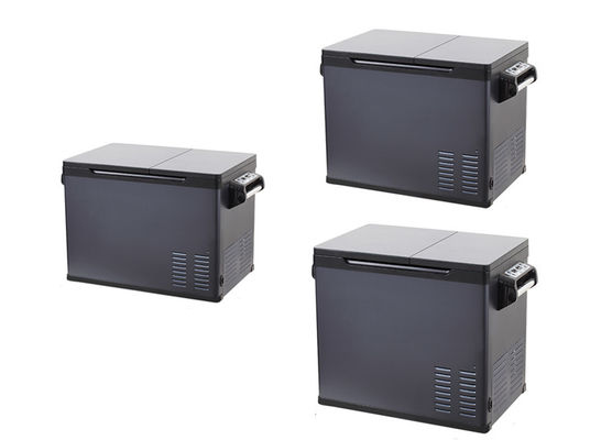 Refrigerador de coche portátil de 30L/40L/50L con doble control de temperatura y compresor de 45W