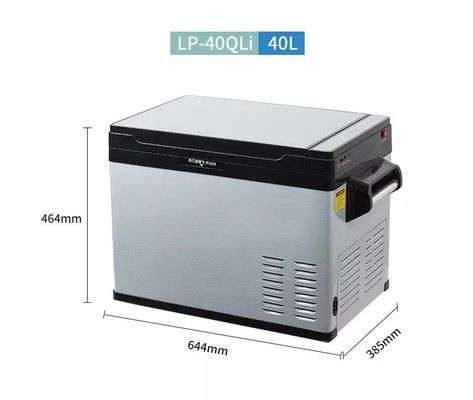 Refrigerador portátil de 24,5 KGS con compresor de 12/24 V y energía solar para actividades al aire libre