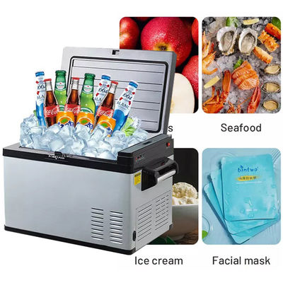 Refrigerador de automóviles OEM de 45 W Multifunción Para el hogar Viajes Refrigerador para vehículos con compresor
