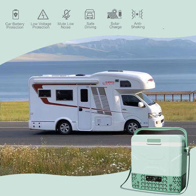 Cinturón de hombro mini congelador DC 12v refrigeradores de coches portátiles refrigerador de compresión congelador de acampada