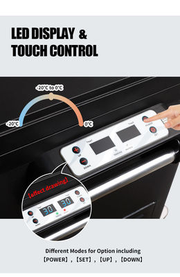 Refrigerador de automóvil portátil de 40L con doble control de temperatura y refrigerante R134a