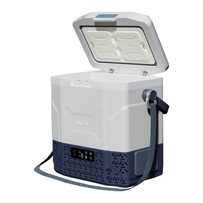 Refrigerador para automóviles de 12L verde/azul/marrón Refrigerador portátil AC/DC para automóviles OEM franceses