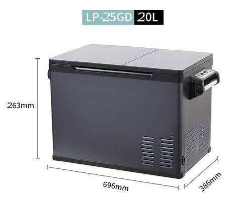 Refrigerador de compresor DC12V 24V Refrigerador de congelador portátil para automóviles para experiencia de campamento
