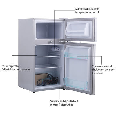 Refrigerador portátil de reposabrazos 12v compresor de corriente continua Refrigerador de campamento con capacidad de 88l