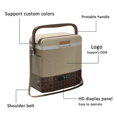 Refrigerador portátil de corriente continua para exteriores/picnic Mini refrigerador para automóviles de 12 voltios