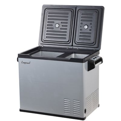 Mini refrigerador portátil 2023 Refrigerador de auto retro estrecho para camping al aire libre Dc12/24V