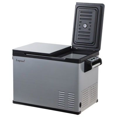 Mini refrigerador portátil 2023 Refrigerador de auto retro estrecho para camping al aire libre Dc12/24V