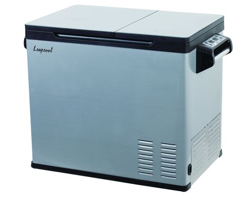 Mini refrigerador portátil 2023 Refrigerador de auto retro estrecho para camping al aire libre Dc12/24V