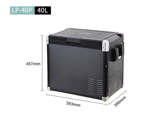 Rango de temperatura -20 10 C 40L Negro Refrigerador para automóviles portátil SUV Congelador para camping
