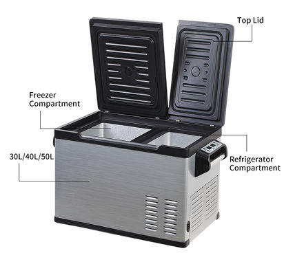 Refrigerador cosmético portátil 12V 24V 220V Mini Refrigerador de campamento Refrigerador congelador
