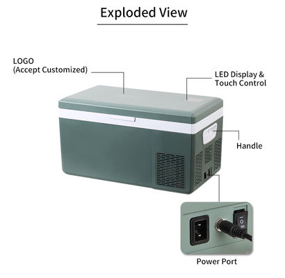 Compresor Camión nevera AC/DC Refrigerador portátil Enfriador pequeño Para acampar al aire libre