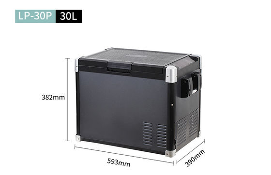 Refrigerador de diseño mecánico negro de gran capacidad con certificación CE RoHS FCA para exteriores