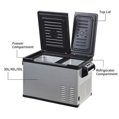 Compresor portátil frigorífico para automóviles congelador de 17 kg frigorífico solar y mini frigorífico para automóviles 220v 12v