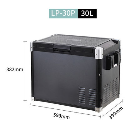 Refrigerador de automóvil portátil de mini capacidad de 30L adecuado para SUV DC 12V