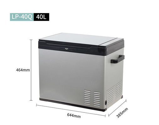 DC12V 40L Mini refrigeradores para automóviles congelador pesca al aire libre acampada compresor refrigerador