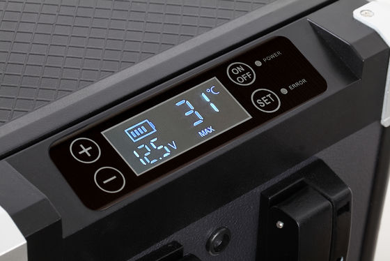 Refrigerador de automóviles SUV de gran capacidad de 60L con estilo deportivo y congelador de compresor