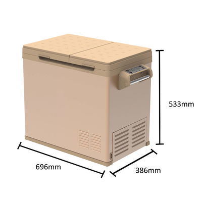Molde privado Sí 55YD Amazon AC DC Compresor portátil refrigerador para automóviles congelador con diseño APP