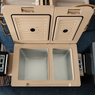 Molde privado Sí 55YD Amazon AC DC Compresor portátil refrigerador para automóviles congelador con diseño APP