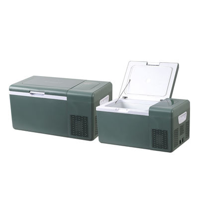 Mini refrigerador de oficina de 12V 25L diseño compacto con compresor de inversor y enchufe europeo