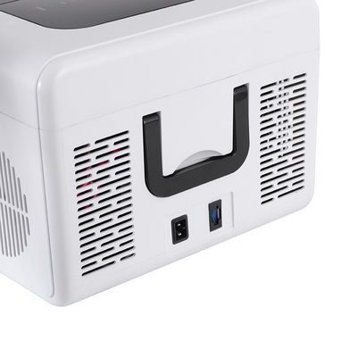 Refrigerador de zona única Clásico 15L Refrigerador de campamento portátil 12V / 24V Mini Fridge