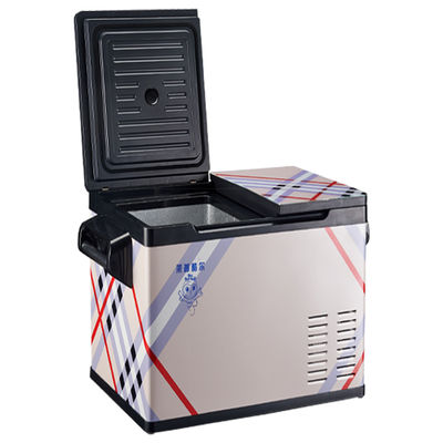 Material de acero inoxidable Mini refrigerador 12v 24v frigorífico vertical para yates