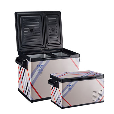 Material de acero inoxidable Mini refrigerador 12v 24v frigorífico vertical para yates