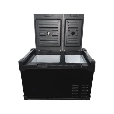 Compresor de 35 l de corriente continua Mini refrigerador para automóviles para Tesla Freezer para automóviles en diseño de reposabrazos